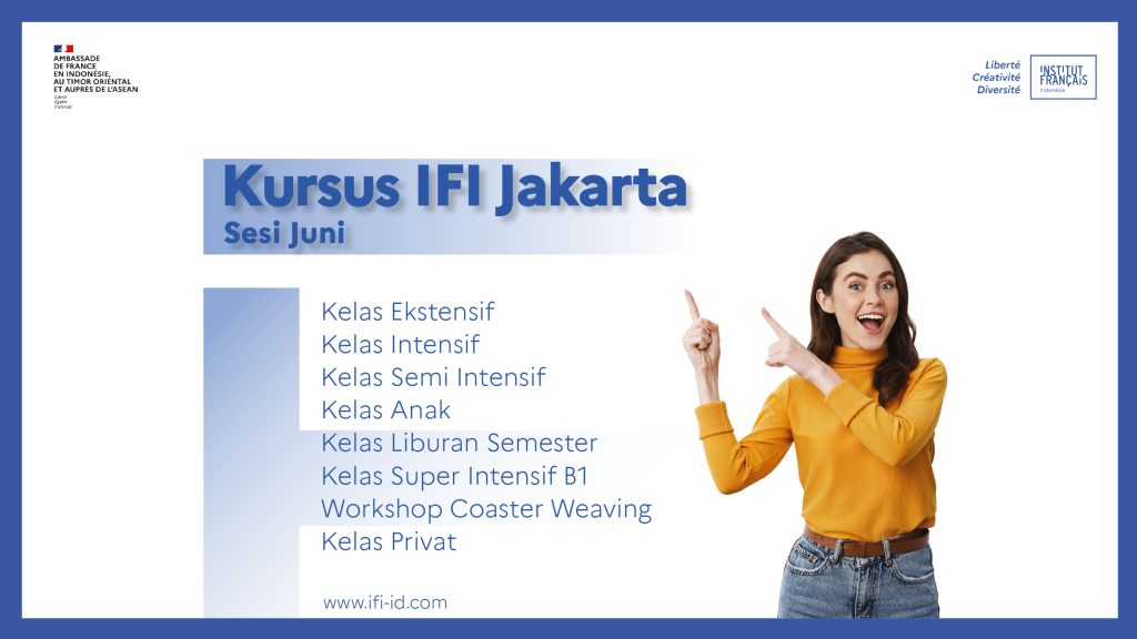Cours de l’IFI Jakarta – session juillet 2024