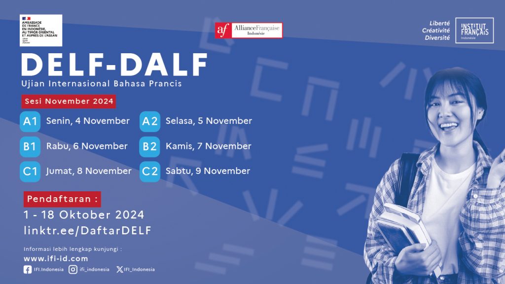 Ujian DELF-DALF Sesi November 2024